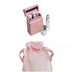 Travel case with refillable atomizers